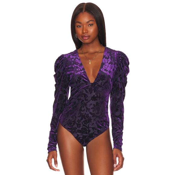 Free People Deep Sea Combo Magic Hour Bodysuit Size Medium - Picture 2 of 7